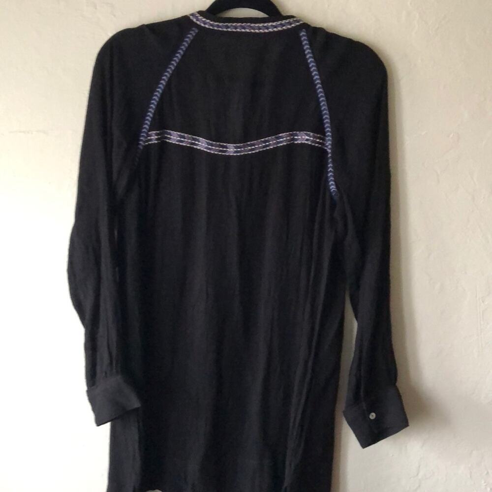NWT Black Embroidered Tularosa Tunic - Picture 7 of 7